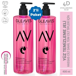 Gleaves Naturals Yüz Temizleme Jeli - 400 ml - 2 Adet Gleaves Naturals Yüz Temizleme Jeli - 400 ml - 2 Adet